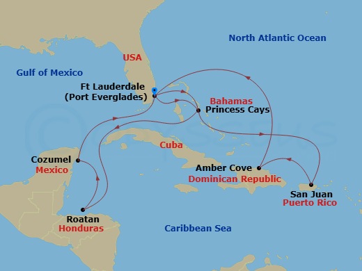 Cruise Map