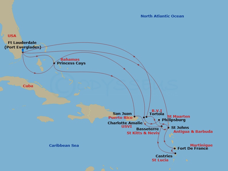 Cruise Map
