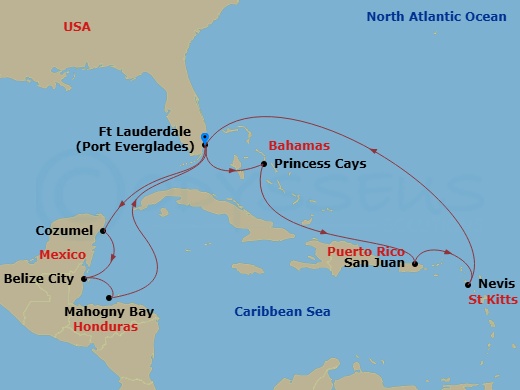 Cruise Map