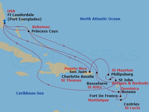 Cruise Map