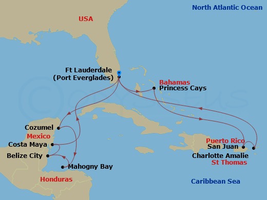 Cruise Map