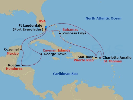 Cruise Map