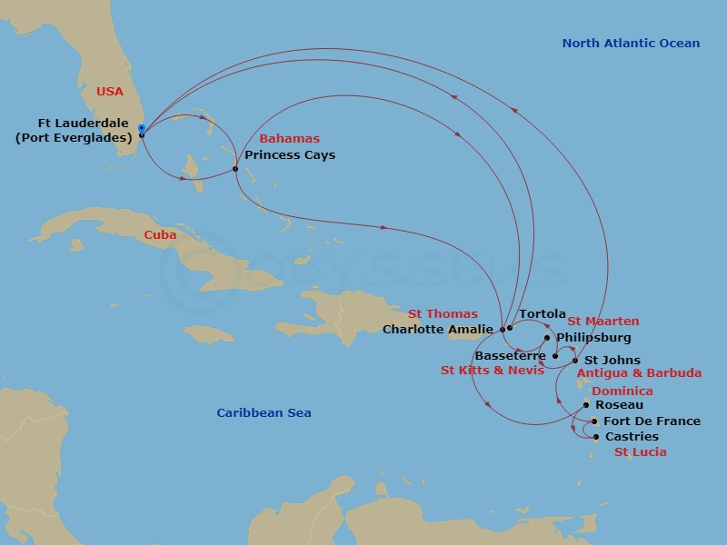 Cruise Map