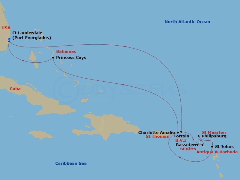 Cruise Map