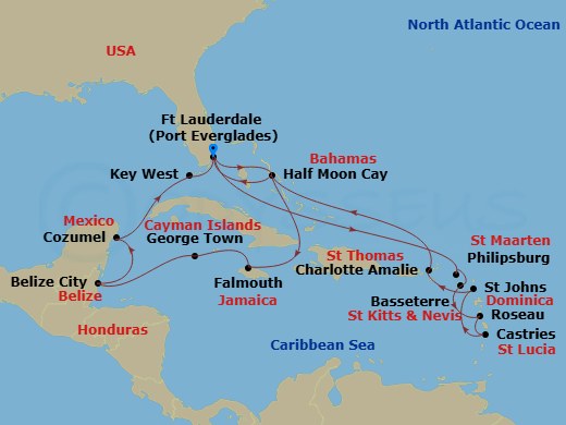 Cruise Map