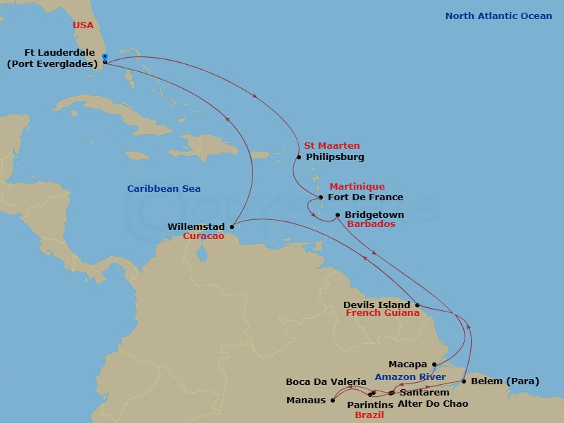 Cruise Map
