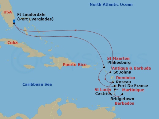 Cruise Map
