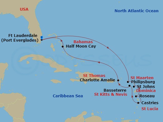 Cruise Map