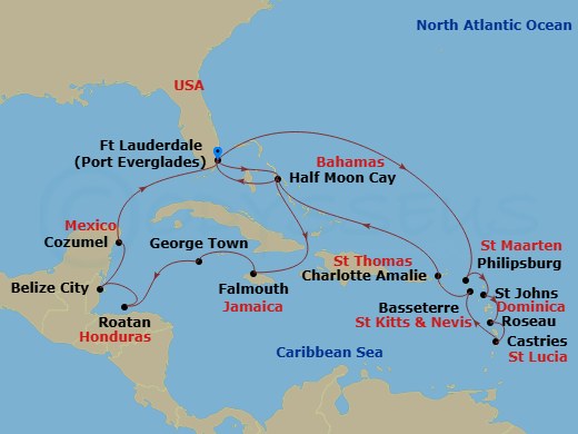 Cruise Map