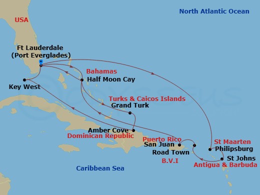 Cruise Map