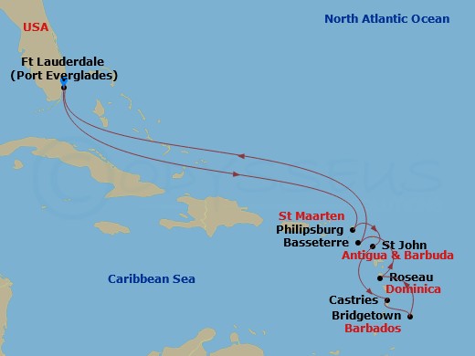 Cruise Map
