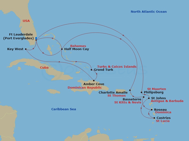 Cruise Map