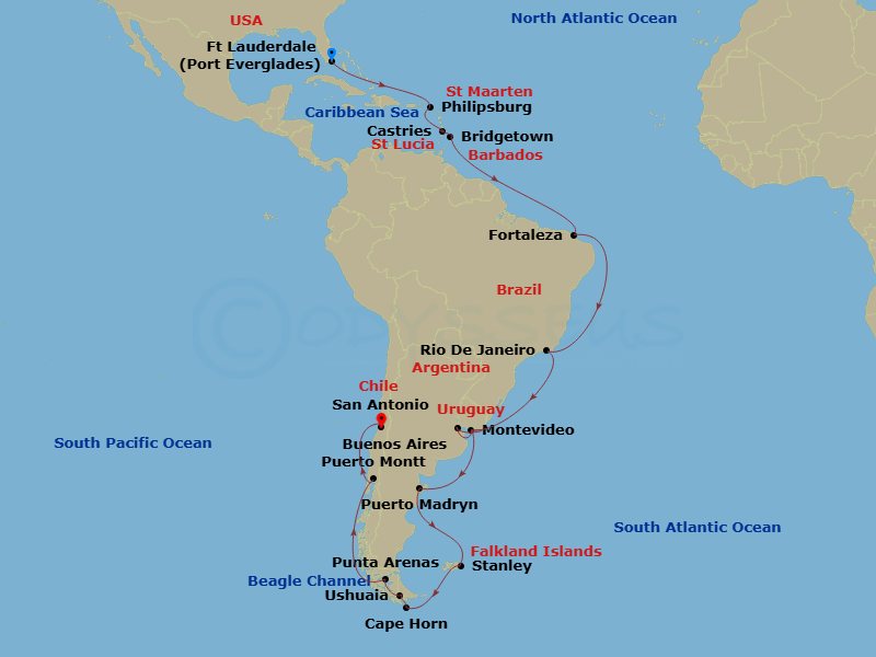 Cruise Map