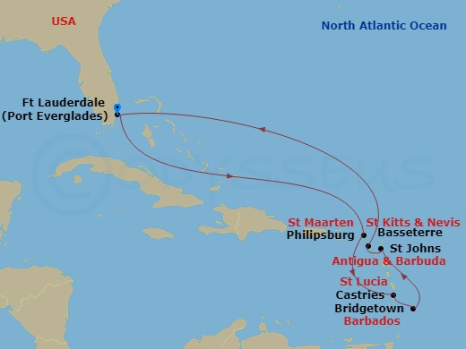Cruise Map