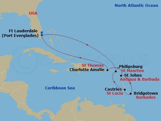Cruise Map