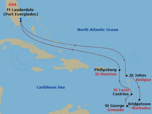 Cruise Map