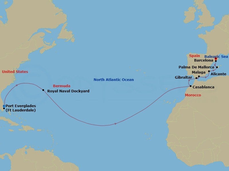 Cruise Map