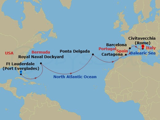 Cruise Map