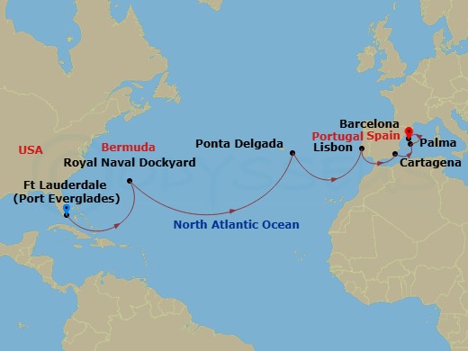 Cruise Map