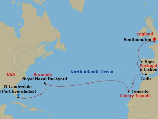 Cruise Map