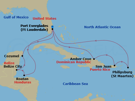 Cruise Map