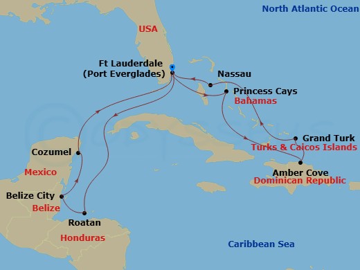 Cruise Map