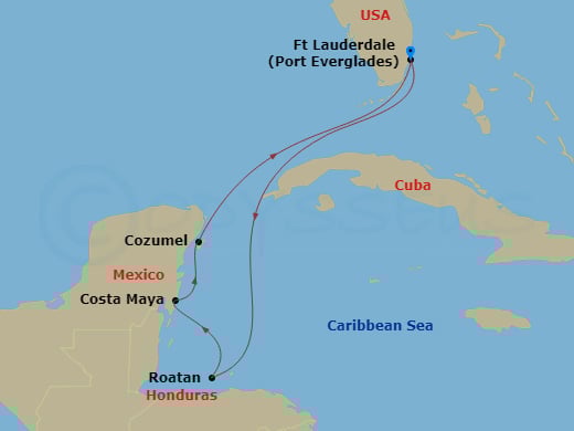 Cruise Map