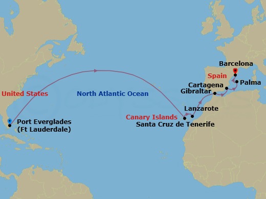 Cruise Map