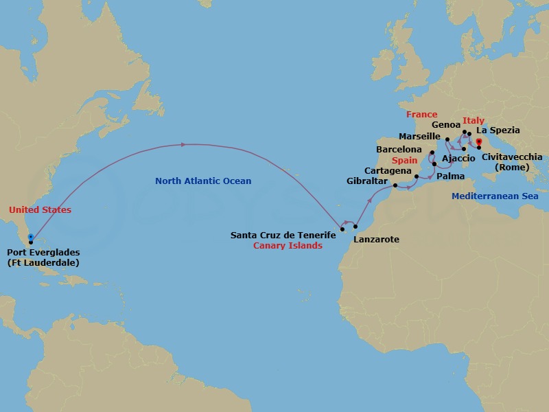 Cruise Map