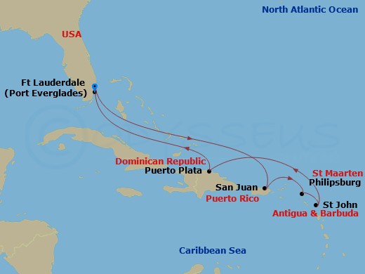 Cruise Map