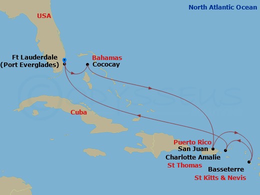 Cruise Map