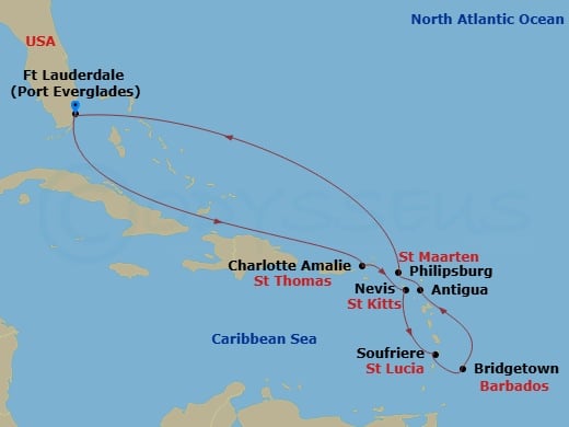 Cruise Map