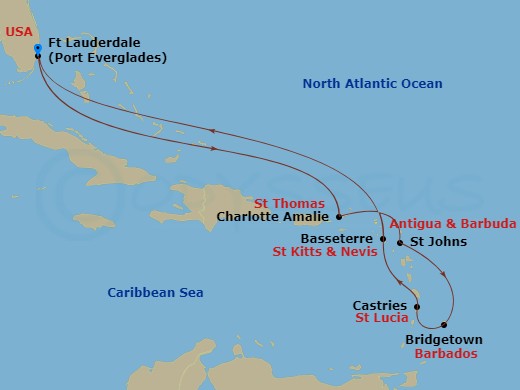 Cruise Map