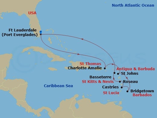 Cruise Map