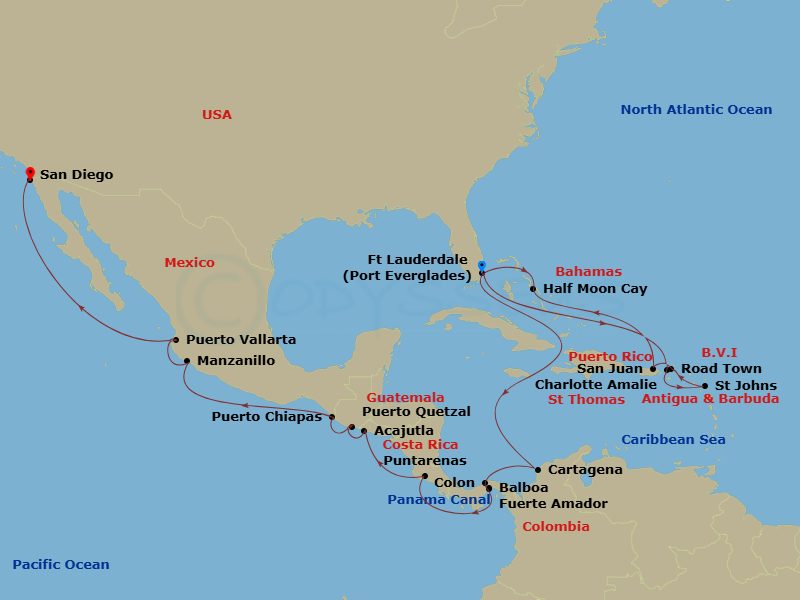 Cruise Map