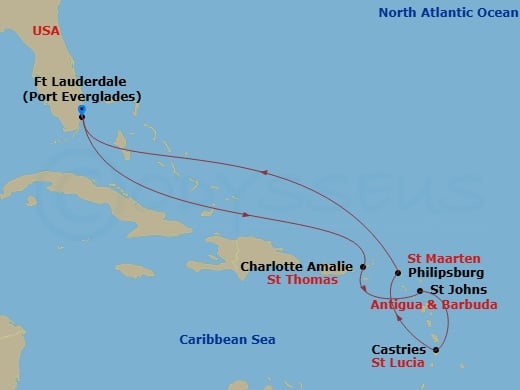 Cruise Map