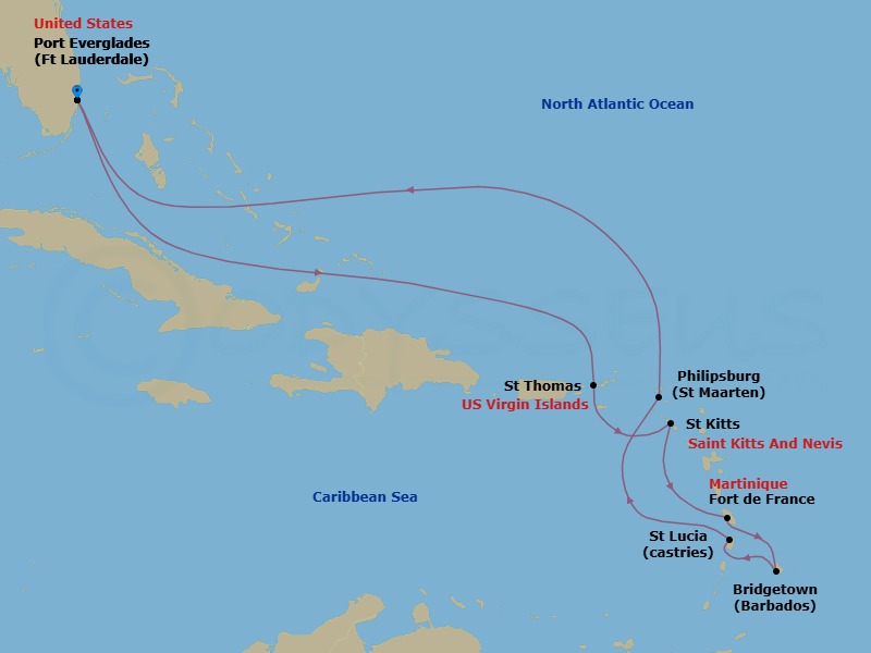 Cruise Map