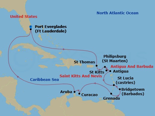 Cruise Map