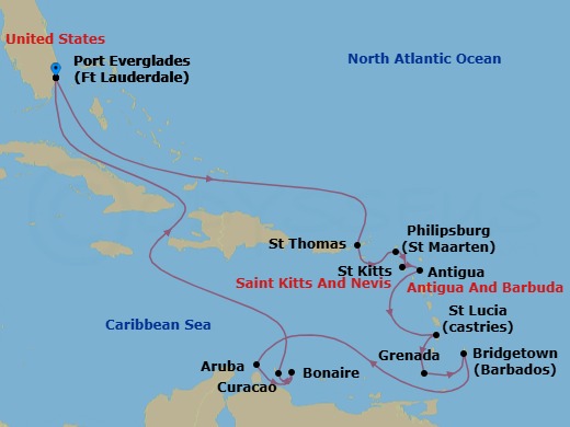 Cruise Map