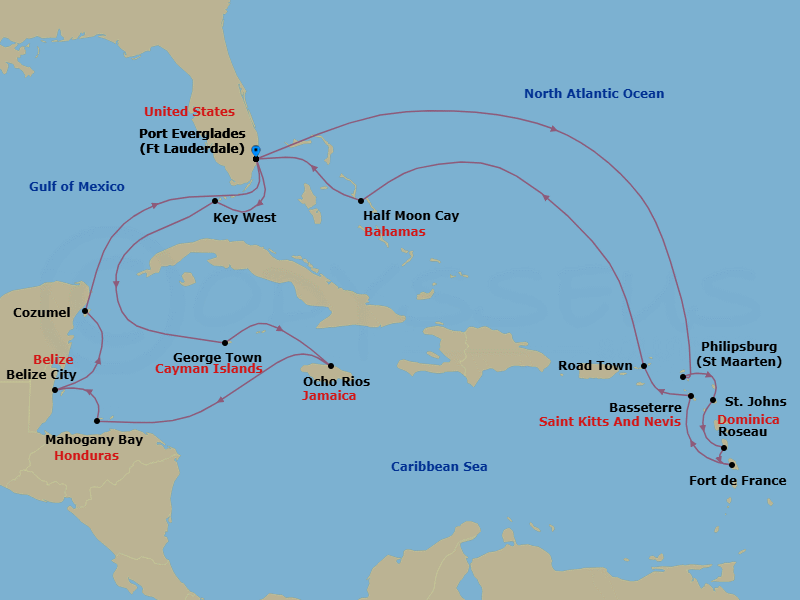 Cruise Map