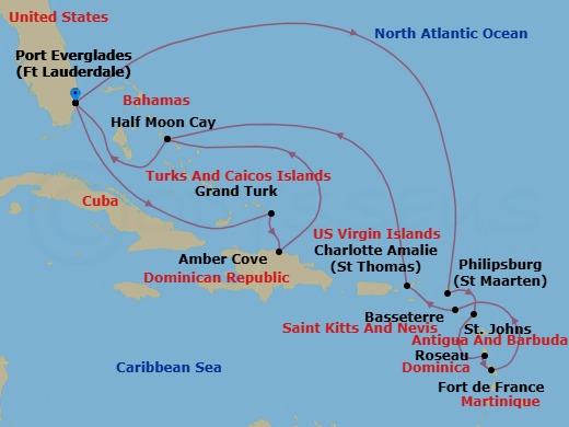 Cruise Map