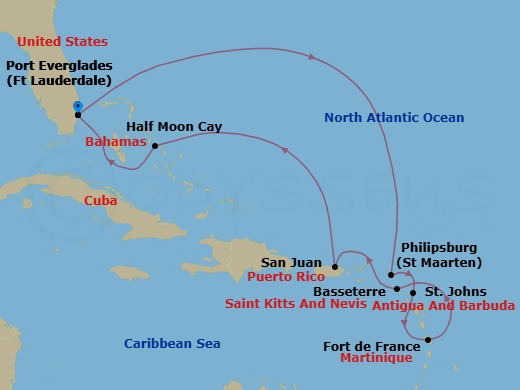 Cruise Map