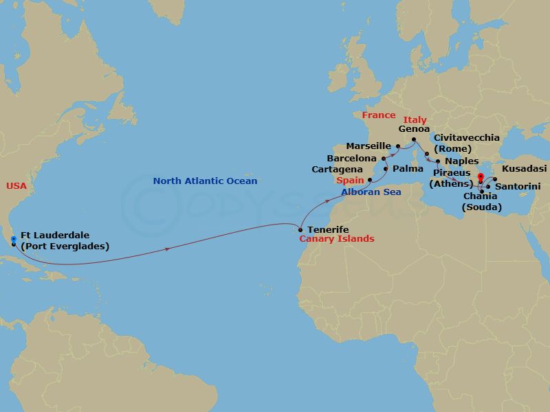 Cruise Map