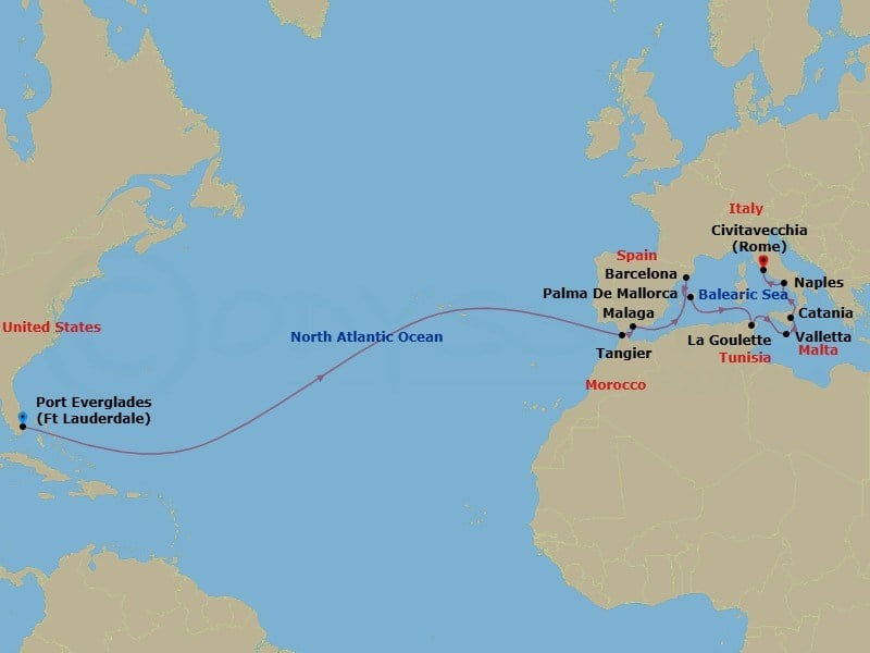Cruise Map