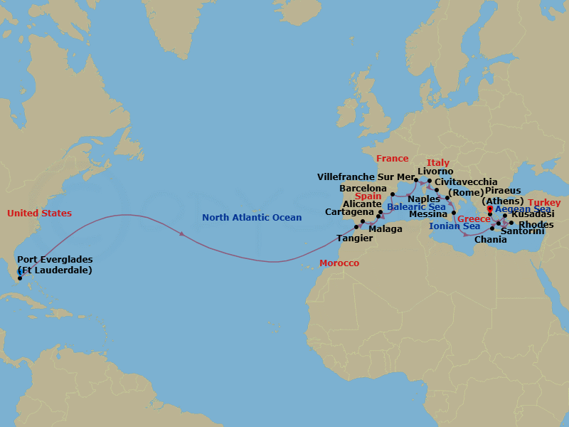Cruise Map