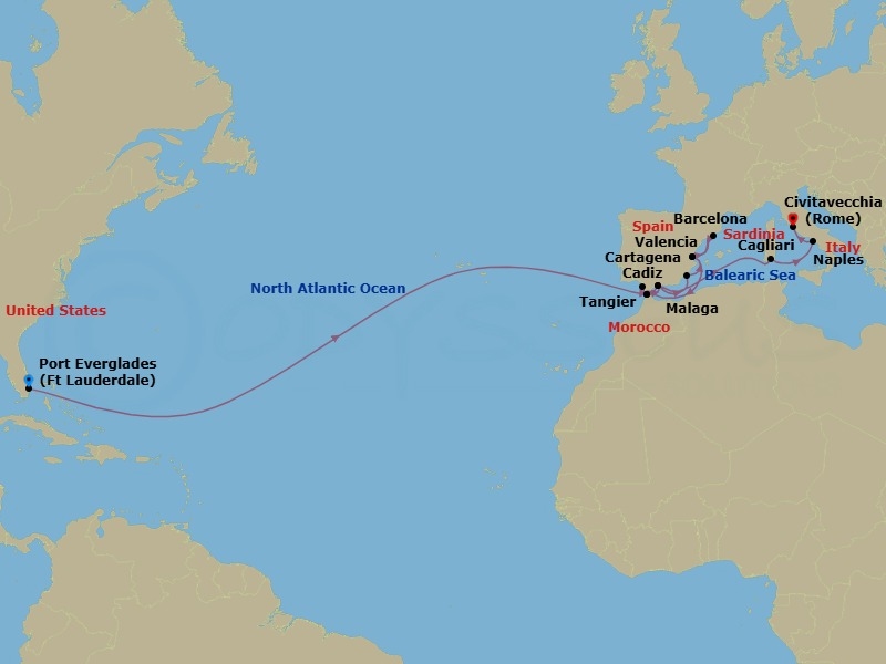 Cruise Map
