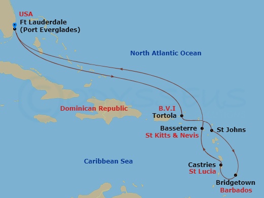 Cruise Map