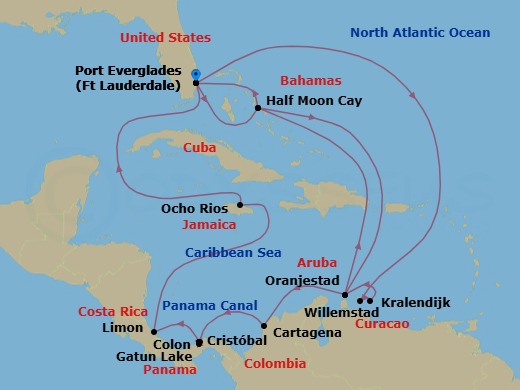 Cruise Map