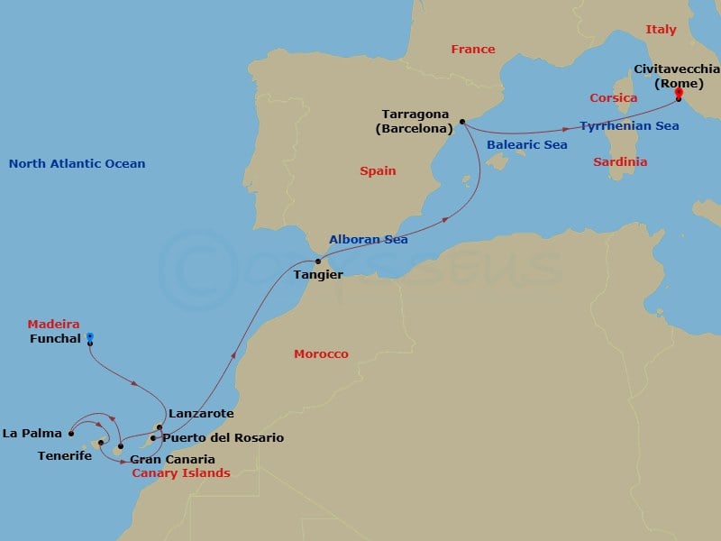 Cruise Map
