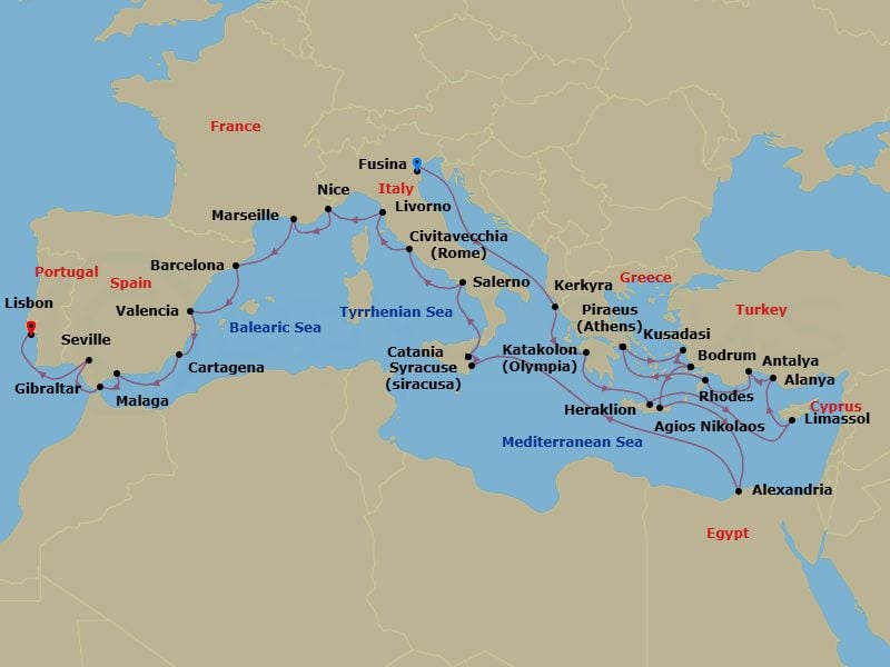 Cruise Map